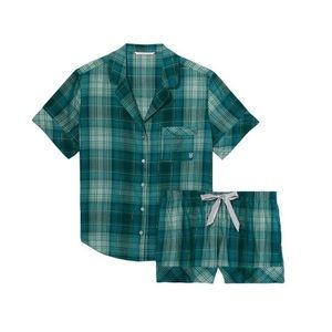Victorias Secret Flannel Short Pajama Set